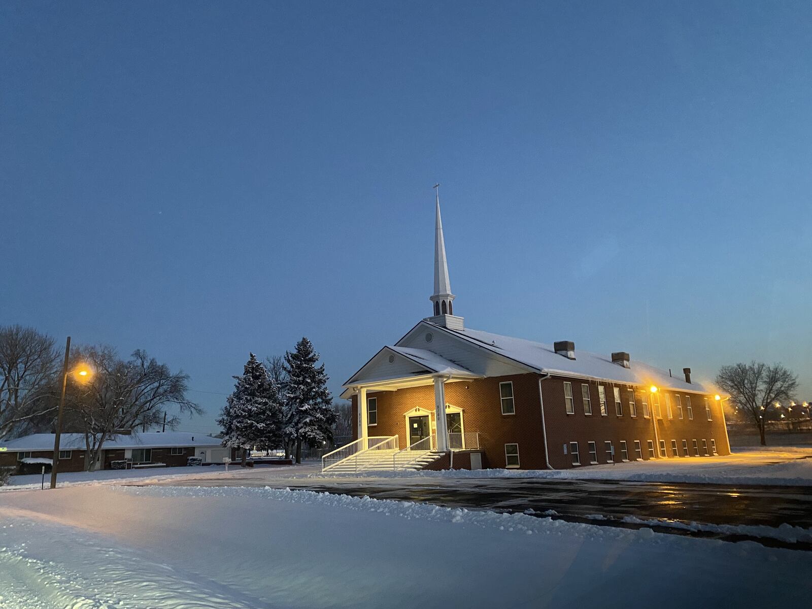 Church in Lakewood, Colorado with a steep-slope asphalt shingle roof installed by ARCM Roofing
