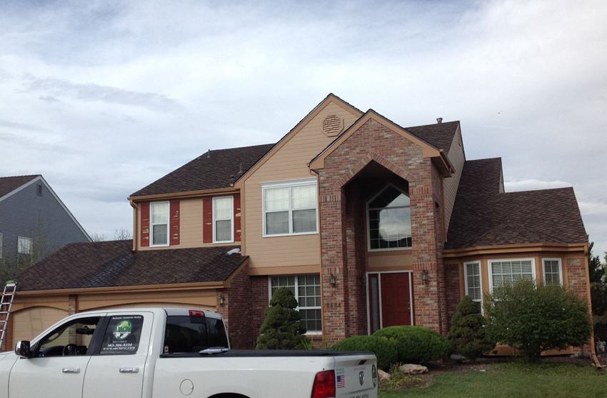 ARCM Roofing structural roof repair on a Denver home