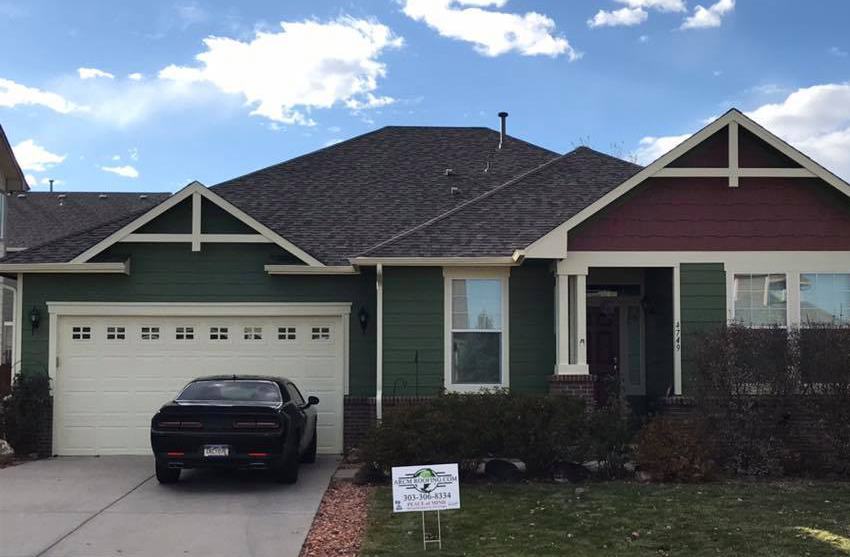 Denver roof after professional soft wash cleaning by ARCM Roofing
